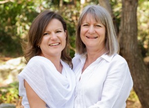 portrait of two women