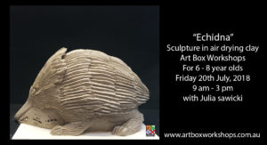 Art Box Workshops, Echidna sculpture.