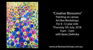 Art Box Workshops flower painting workshop