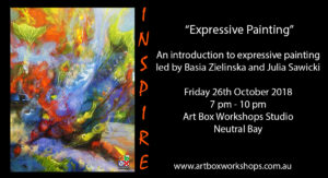 Expressive painting workshops atArt Box Workshops