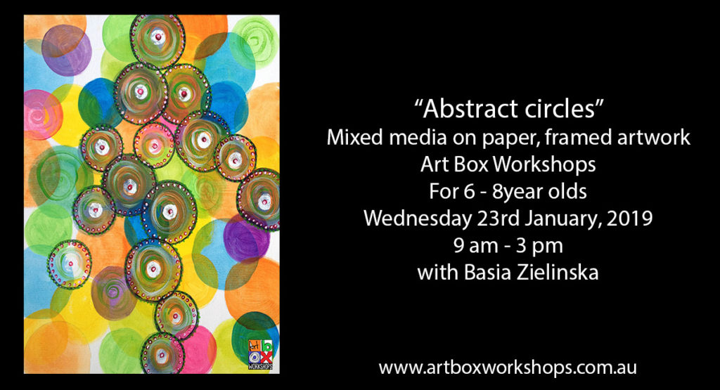 Abstract painting at Art Box Workshops