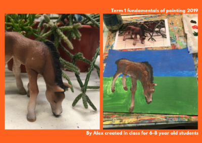 Still life painting by Alex at Art Box Workshops