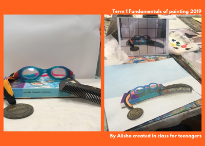 Still life painting by Alisha at Art Box Workshops