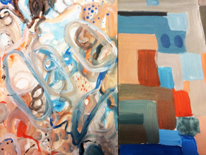 Abstract painting at art box workshops