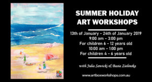 Mixed media artwork created at Art box Workshops