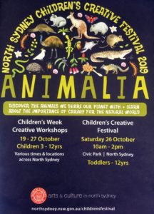 North Sydney children's festival flyer