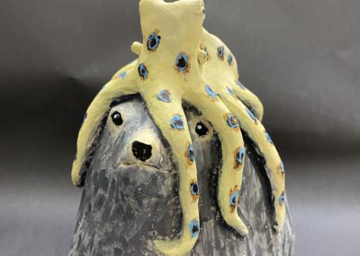 Sealion Octopus sculpture