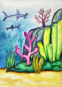 Underwater painting