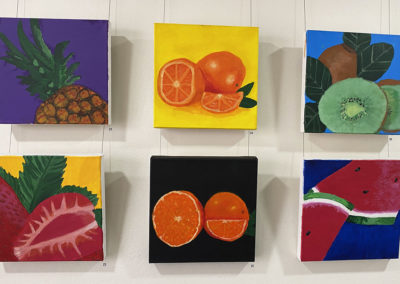 Still Life paintings created at art box workshops