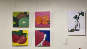 still life paintings created at art box workshops