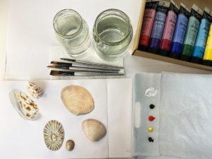 seashell painting