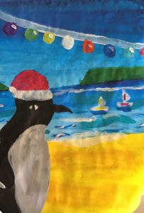 Virtual gallery, Painting of Little Penguin