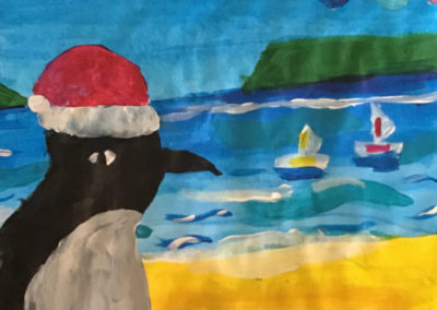 Virtual gallery, Painting of Little Penguin