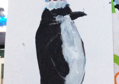 Virtual gallery, Little penguin painting