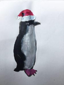 Virtual gallery, Little penguin painting