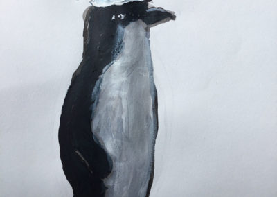 Virtual gallery, Little penguin painting