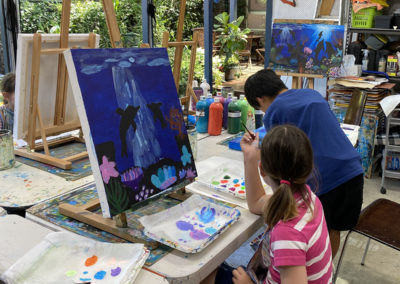 Virtual Gallery summer school holidays artworks art Art Box Workshops