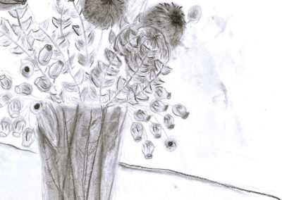 students drawing at Art Box Workshops