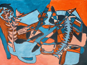 painting by a student at Art box Workshops