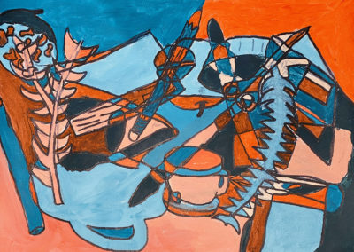 painting by a student at Art box Workshops