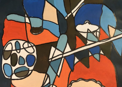 students artwork created at Art Box Workshops