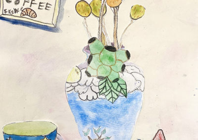 Students painting from Art Box Workshops