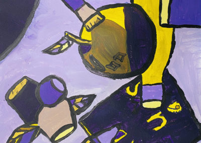 painting by a student at Art box Workshops