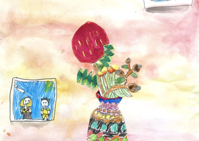 students painting at Art box Workshops