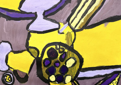 painting by a student at Art box Workshops