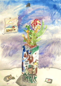 painting by student from Art Box Workshops