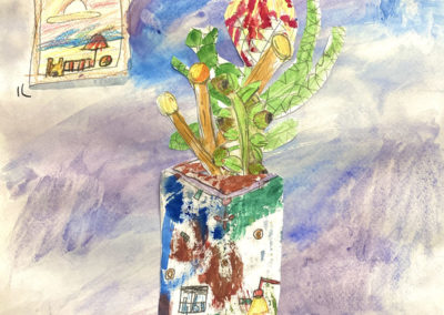 painting by student from Art Box Workshops