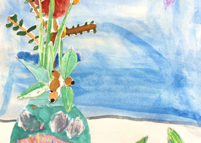 students painting from Art Box Workshops