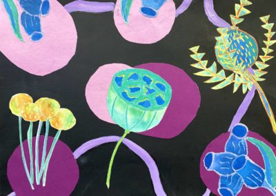 painted created by a student at Art Box Workshops