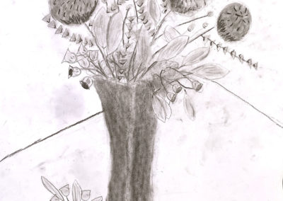 students drawing at Art Box Workshops