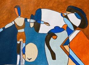 painting by a student at Art box Workshops