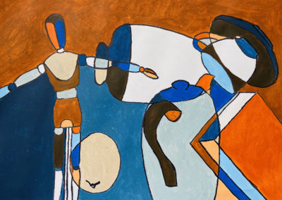 painting by a student at Art box Workshops