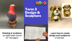 term 3 sculpture at art box workshops
