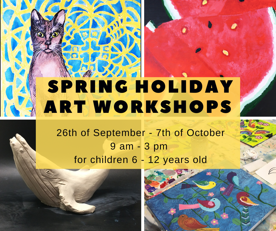 spring holiday artworks at Art Box Workshops