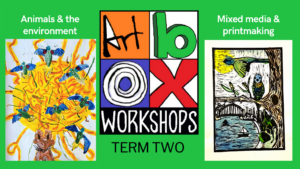 Term two printmaking at Art Box Workshops