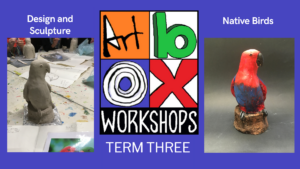 Sculpture of birds at Art Box Workshops