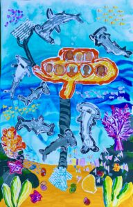 Group artwork created at Art Box Workshops