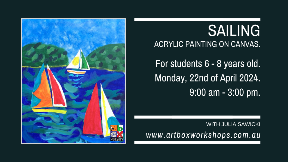 sailing painting at Art Box Workshops
