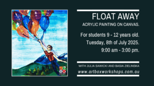 self portrait painting at Art Box Workshops