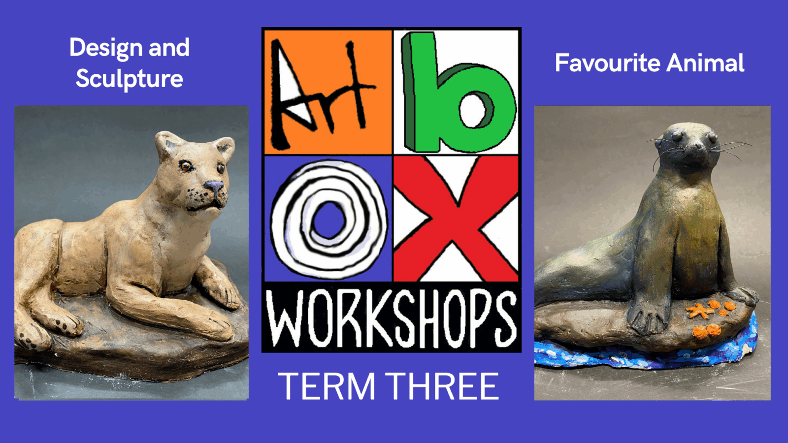 sculptures created at Art Box Workshops
