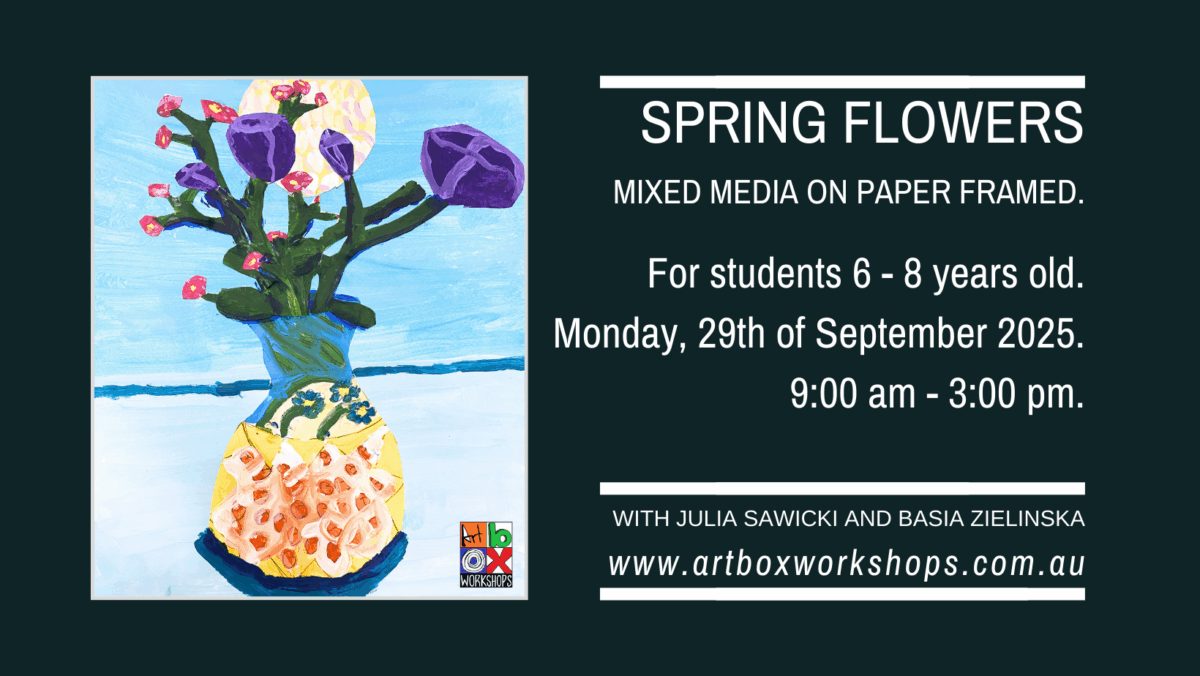 Spring flower painting at Art Box Workshops
