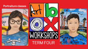 Portrait paintings at Art Box Workshops