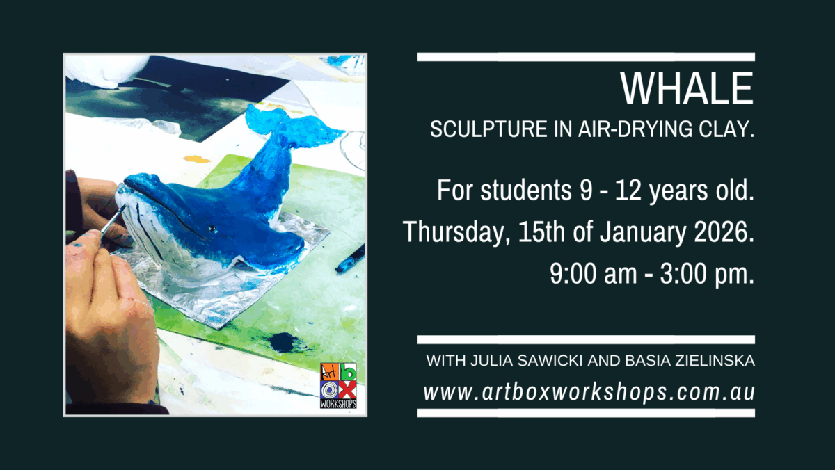 Whale sculpture at Art Box Workshops