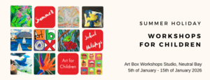 Summer 2026 holiday workshops at Art box workshops