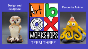 Children learning sculpture techniques and building animal sculptures during an after-school art class in Sydney.